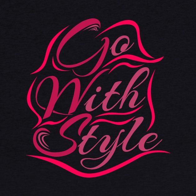 Go With Style Logo Typography by bayuajin28